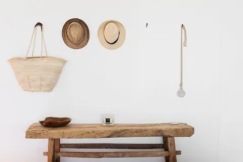 Villa Palmier ; une maison des Caraïbes de style biologique.