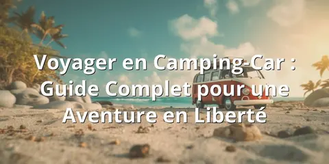Voyager en Camping-Car : Guide Complet pour une Aventure en Liberté
