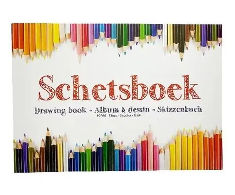 WH bloc à croquis A4 80 feuilles blanc