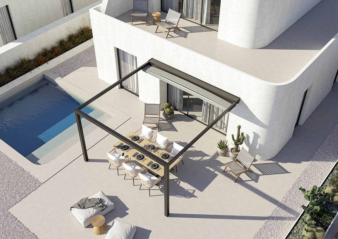 Lire la suite à propos de l’article Idées pour ombrager la terrasse en bord de mer