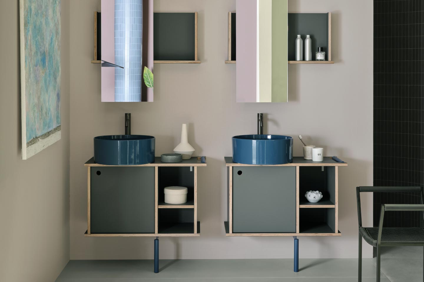 Lire la suite à propos de l’article Les vibrations de l&rsquo;été : la salle de bains Ceramica Cielo est teintée de bleu